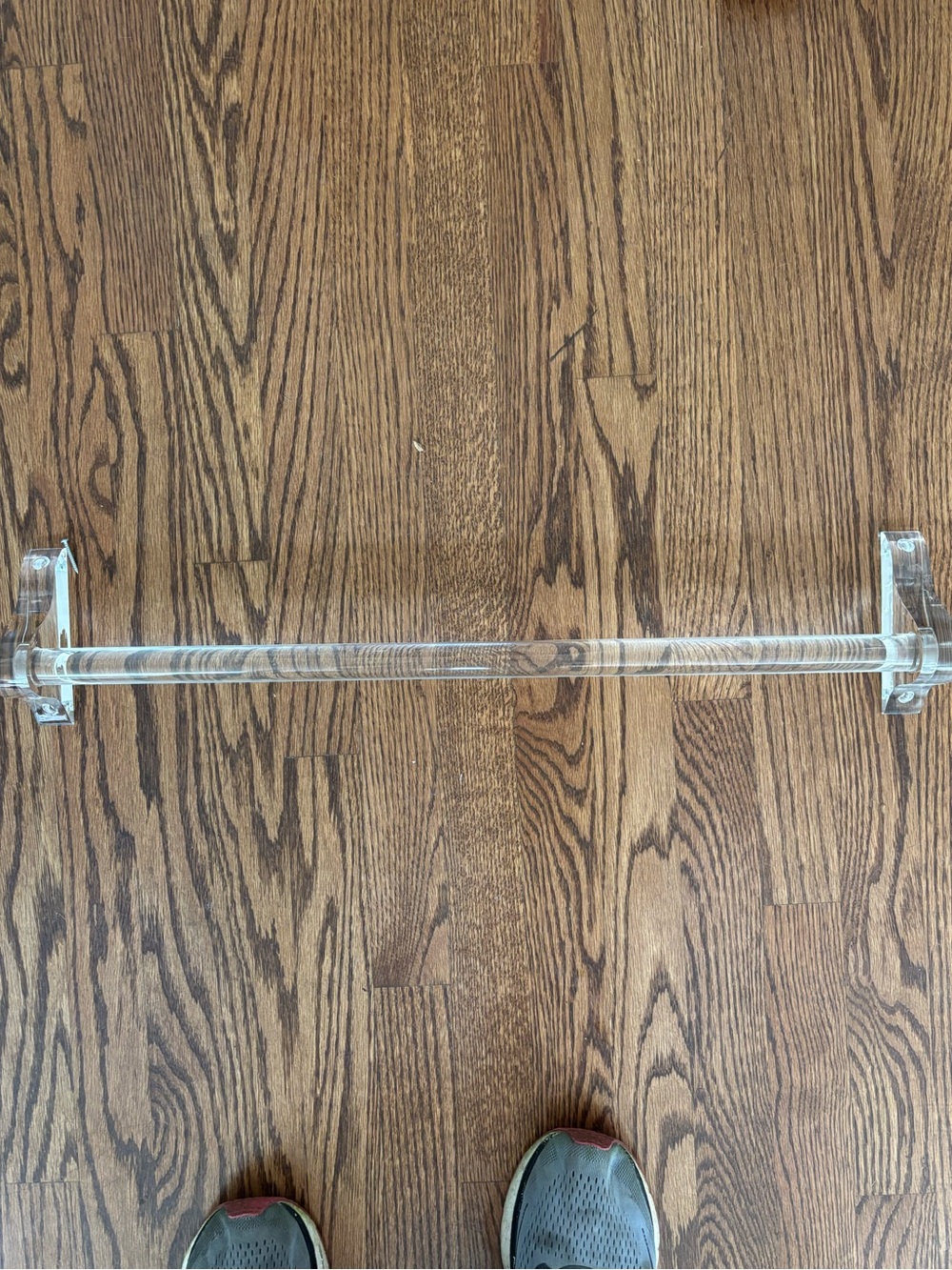 Goldie Lucite towel bar and brackets